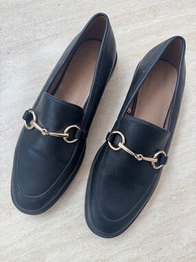 H&M Black Ballet Flats with Tan Insole